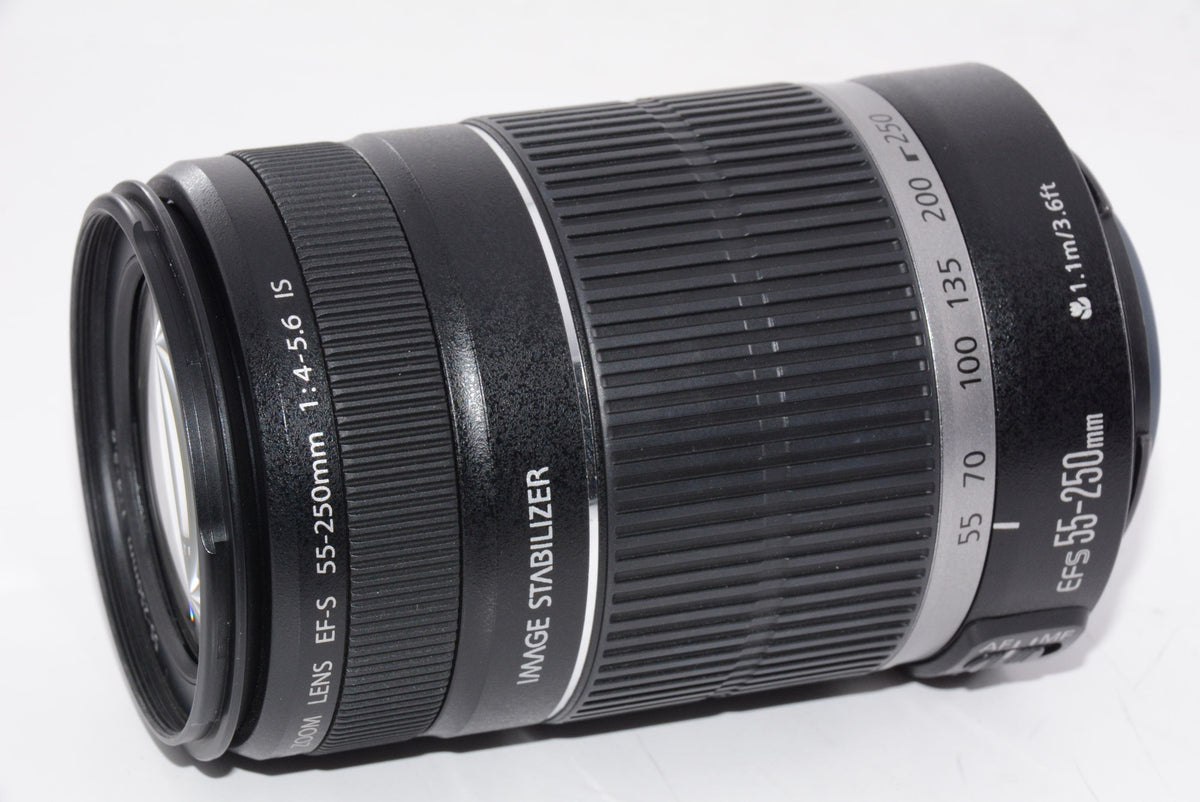 【外観特上級】Canon 望遠レンズ EF-S55-250mm F4-5.6 IS