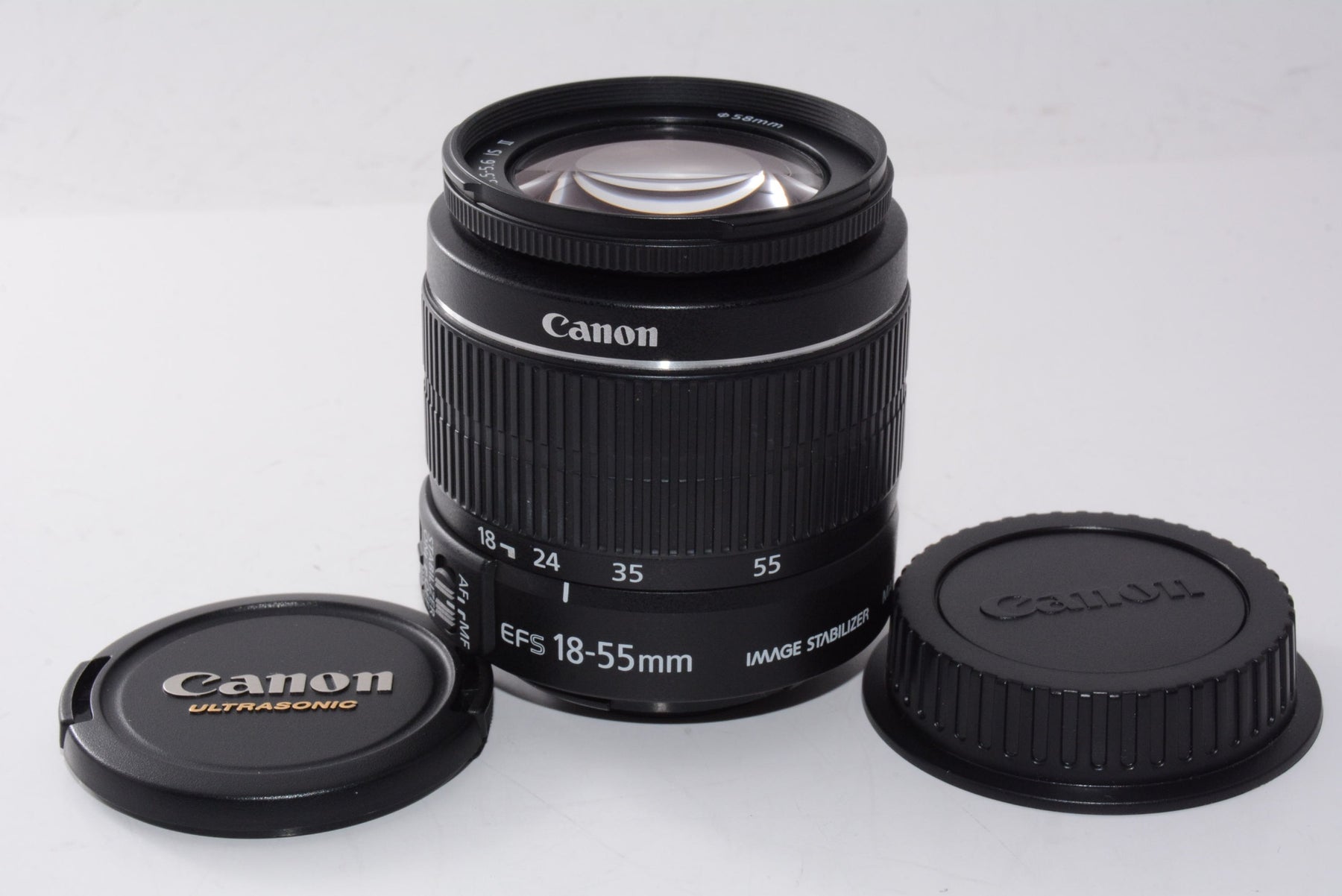 【外観特上級】Canon 標準ズームレンズ EF-S18-55mm F3.5-.5.6 IS II