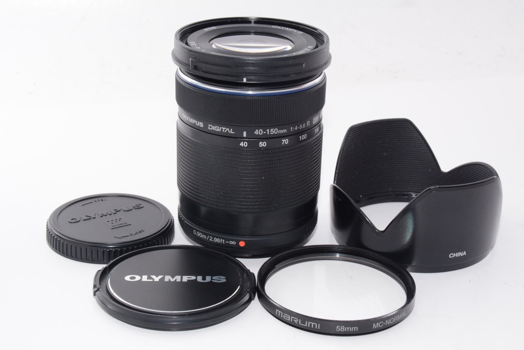 【外観特上級】OLYMPUS M.ZUIKO DIGITAL ED 40-150mm F4.0-5.6 R ブラック
