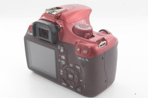 【外観並級】Canon デジタル一眼レフカメラ EOS Kiss X50 レンズキット EF-S18-55mm IsII付属 レッド KISSX50RE-1855IS2LK