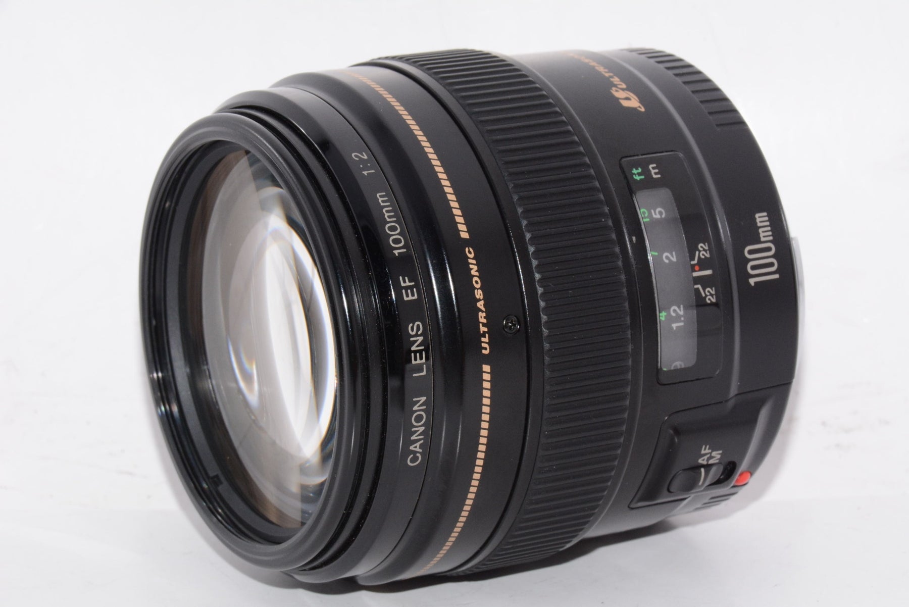 【外観特上級】Canon 単焦点中望遠レンズ EF100mm F2 USM フルサイズ対応