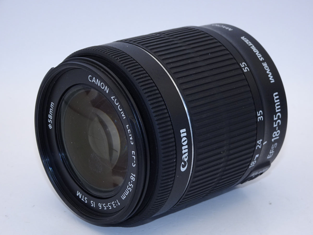 【外観特上級】Canon 標準ズームレンズ EF-S18-55mm F3.5-5.6 IS STM