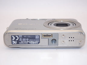 【外観特上級】CASIO デジタルカメラ EXILIM ZOOM EX-Z1000 シルバー