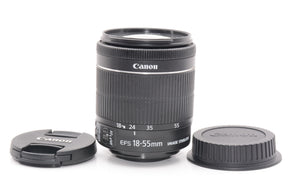 【外観特上級】Canon 標準ズームレンズ EF-S18-55mm F3.5-5.6 IS STM