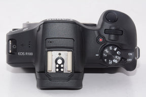 【外観並級】Canon ミラーレス一眼カメラ EOS R100 ボディー(レンズなし) ブラック/APS-C/約356g EOSR100