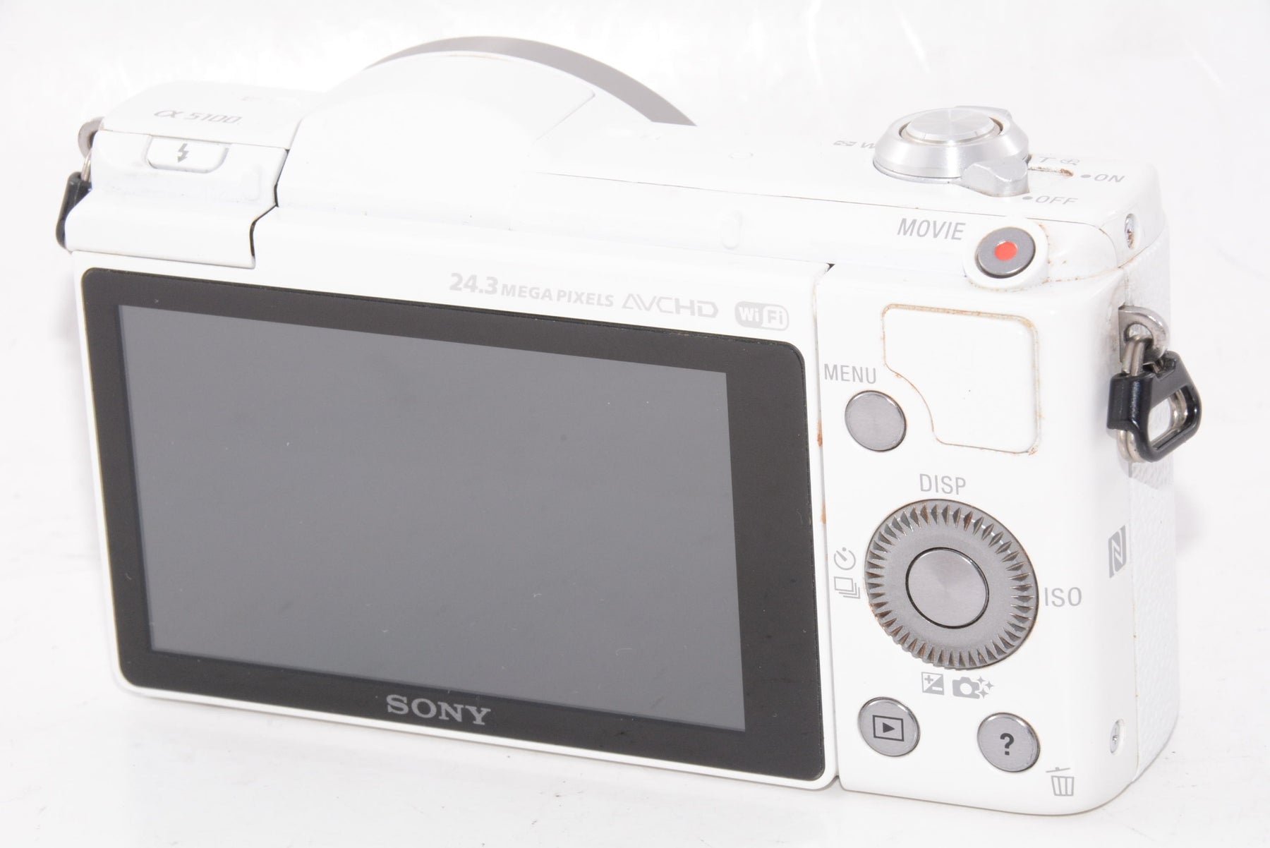 【外観特上級】ソニー SONY ミラーレス一眼 α5100 パワーズームレンズキット E PZ 16-50mm F3.5-5.6 OSS付属 ホワイト ILCE-5100L-W