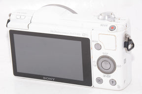 【外観特上級】ソニー SONY ミラーレス一眼 α5100 パワーズームレンズキット E PZ 16-50mm F3.5-5.6 OSS付属 ホワイト ILCE-5100L-W
