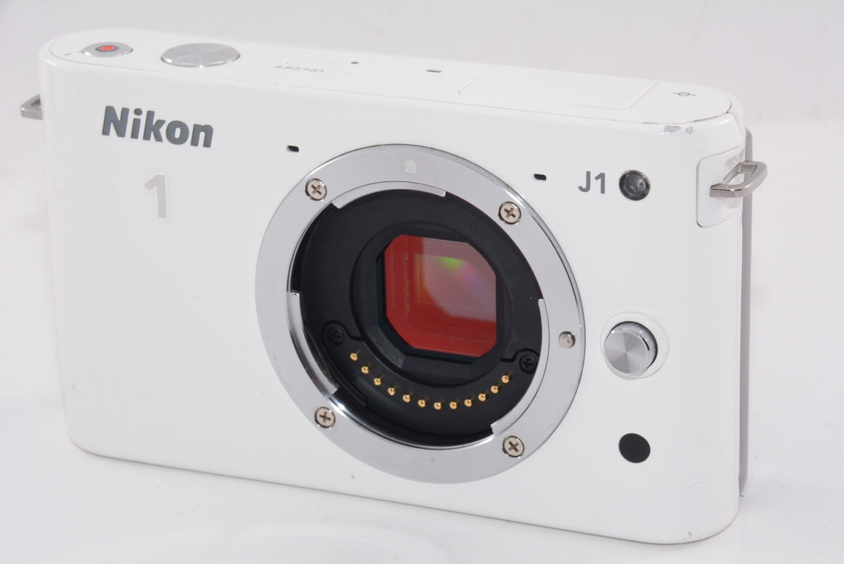 【外観並級】Nikon ニコン ミラーレス一眼カメラ Nikon 1 J1 ボディ ホワイト