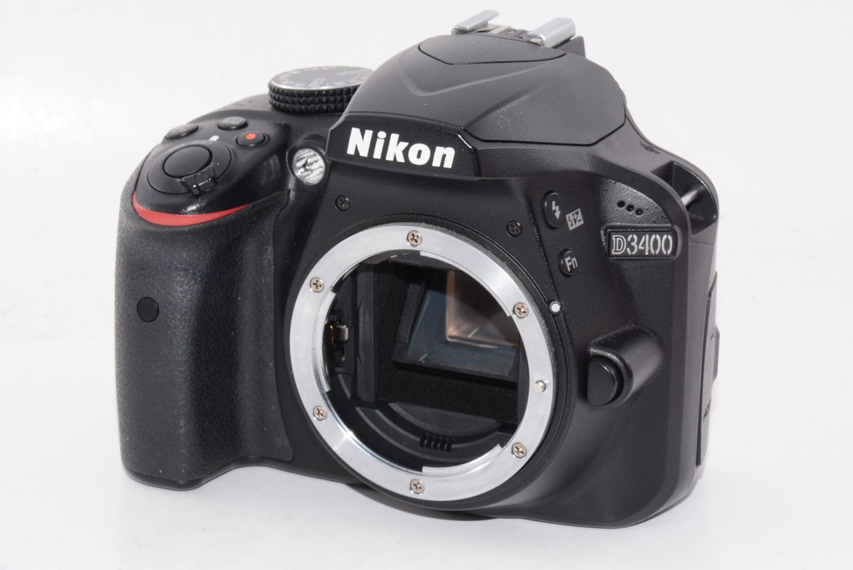 【外観並級】Nikon デジタル一眼レフカメラ D3400 AF-P 18-55 VR レンズキット ブラック D3400LKBK