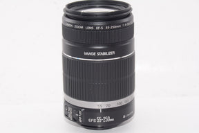 【外観並級】Canon 望遠レンズ EF-S55-250mm F4-5.6 IS