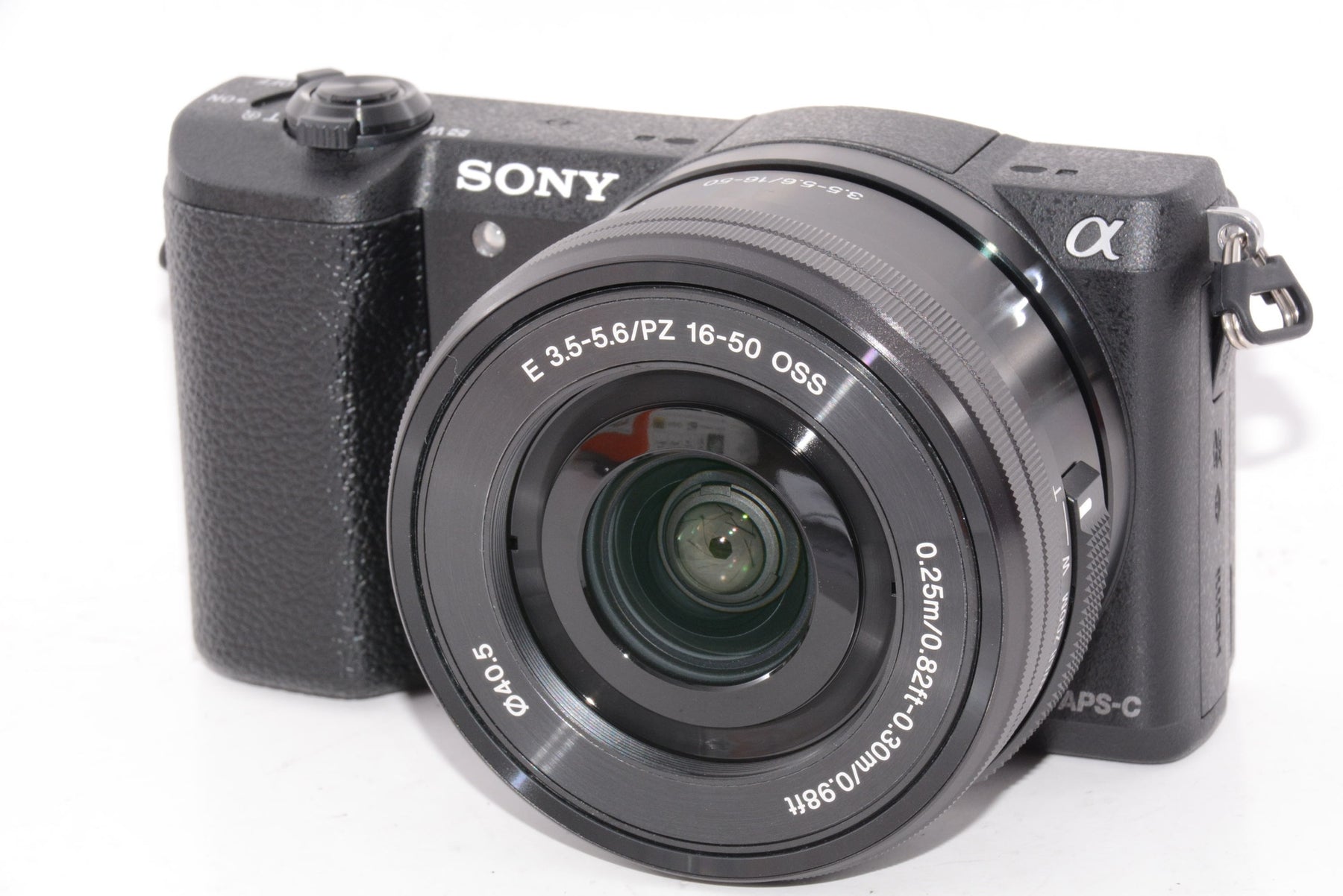 【ほぼ新品】ソニー SONY ミラーレス一眼 α5100 パワーズームレンズキット E PZ 16-50mm F3.5-5.6 OSS付属 ブラック ILCE-5100L-B