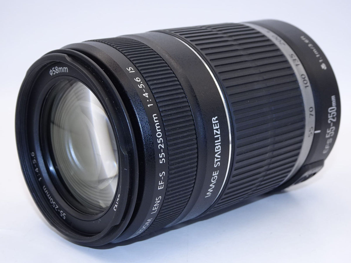 【外観特上級】Canon 望遠レンズ EF-S55-250mm F4-5.6 IS