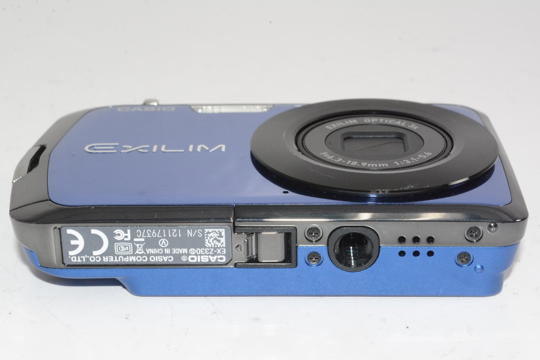 【外観特上級】CASIO デジタルカメラ EXILIM EX-Z330 ブルー