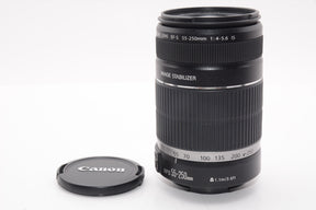 【外観特上級】Canon 望遠レンズ EF-S55-250mm F4-5.6 IS