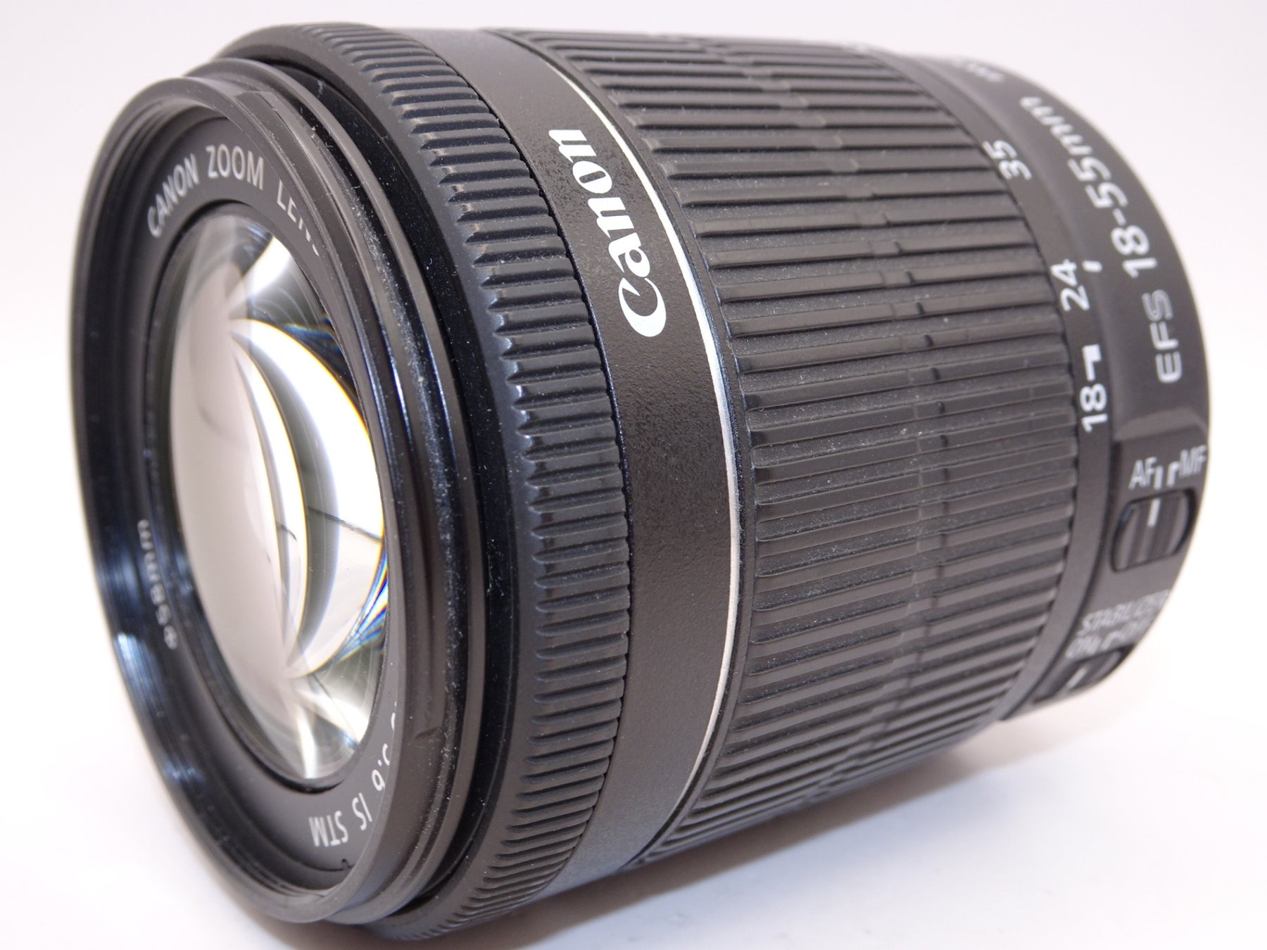 【外観並級】Canon 標準ズームレンズ EF-S18-55mm F3.5-5.6 IS STM