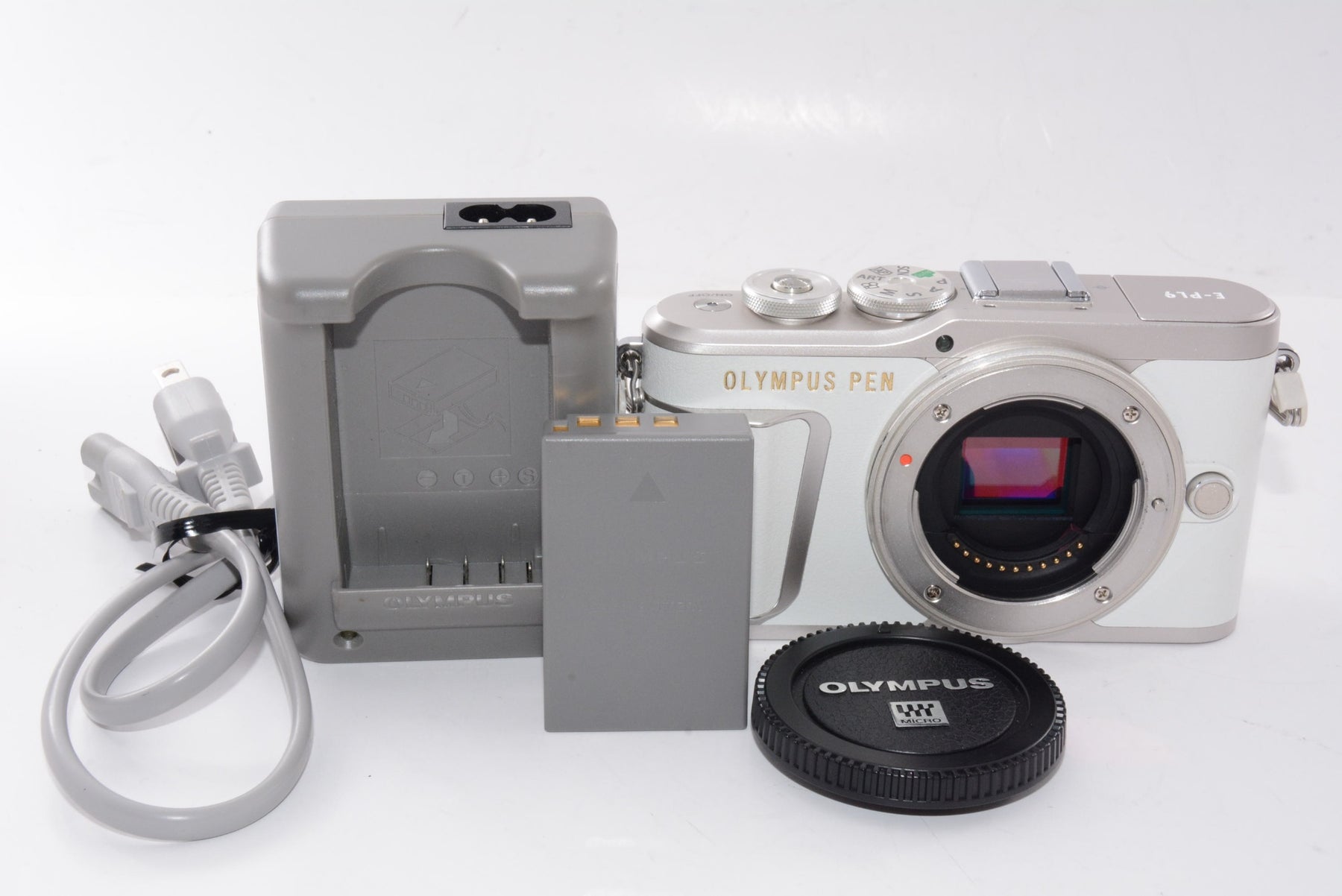 【外観特上級】OLYMPUS ミラーレス一眼カメラ PEN E-PL9 ボディー ホワイト