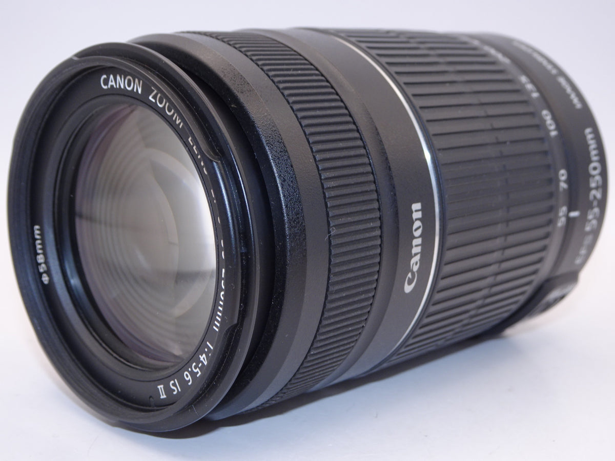 【外観特上級】Canon 望遠ズームレンズ EF-S55-250mm F4-5.6 IS II