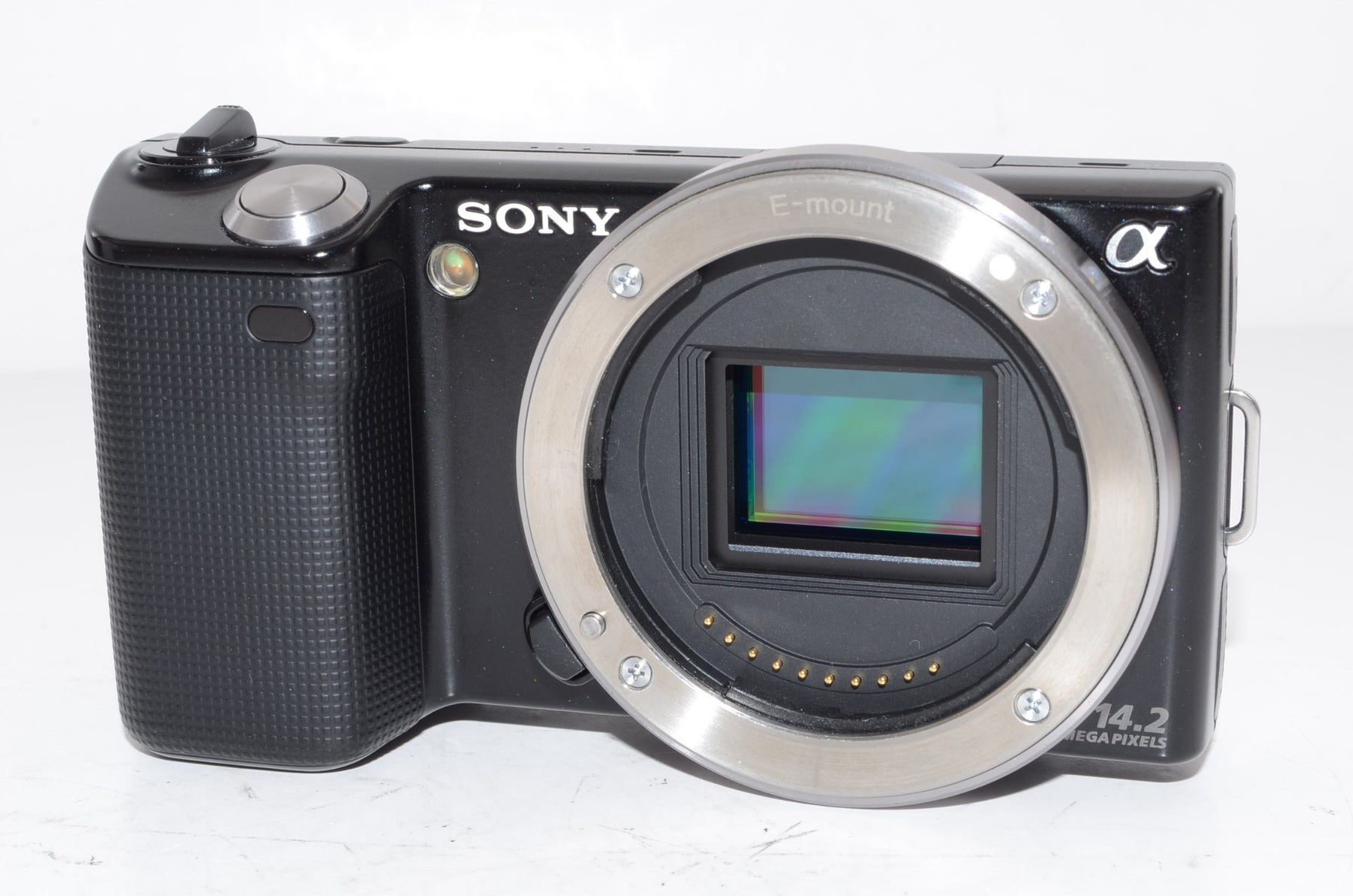 【外観並級】ソニー SONY ミラーレス一眼 α NEX-5  ダブルズームレンズキットE16mm F2.8+E18-55mm F3.5-5.6  OSS付属 ブラック NEX-5D/B