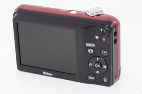 【外観特上級】Nikon デジタルカメラ COOLPIX A10 レッド 光学5倍ズーム 1614万画素 乾電池タイプ A10RD