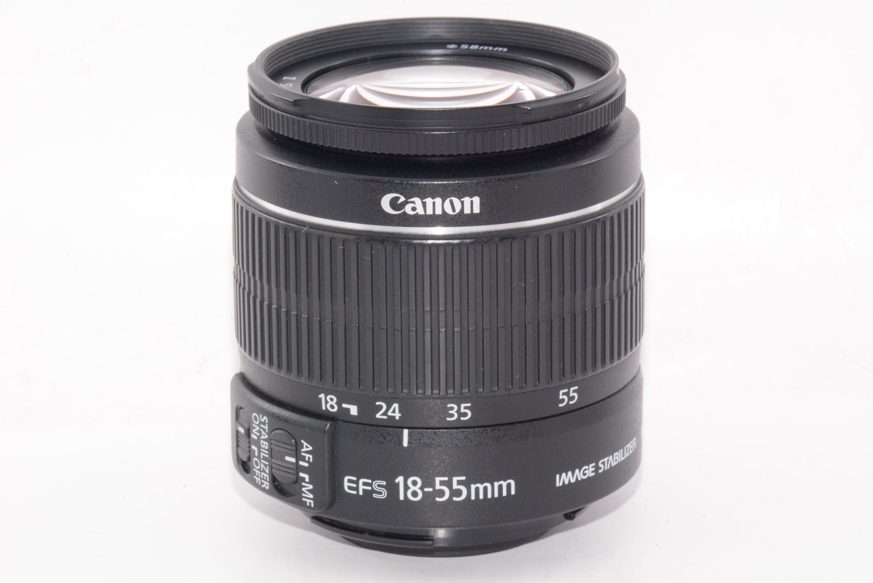 【外観特上級】Canon 標準ズームレンズ EF-S18-55mm F3.5-.5.6 IS II