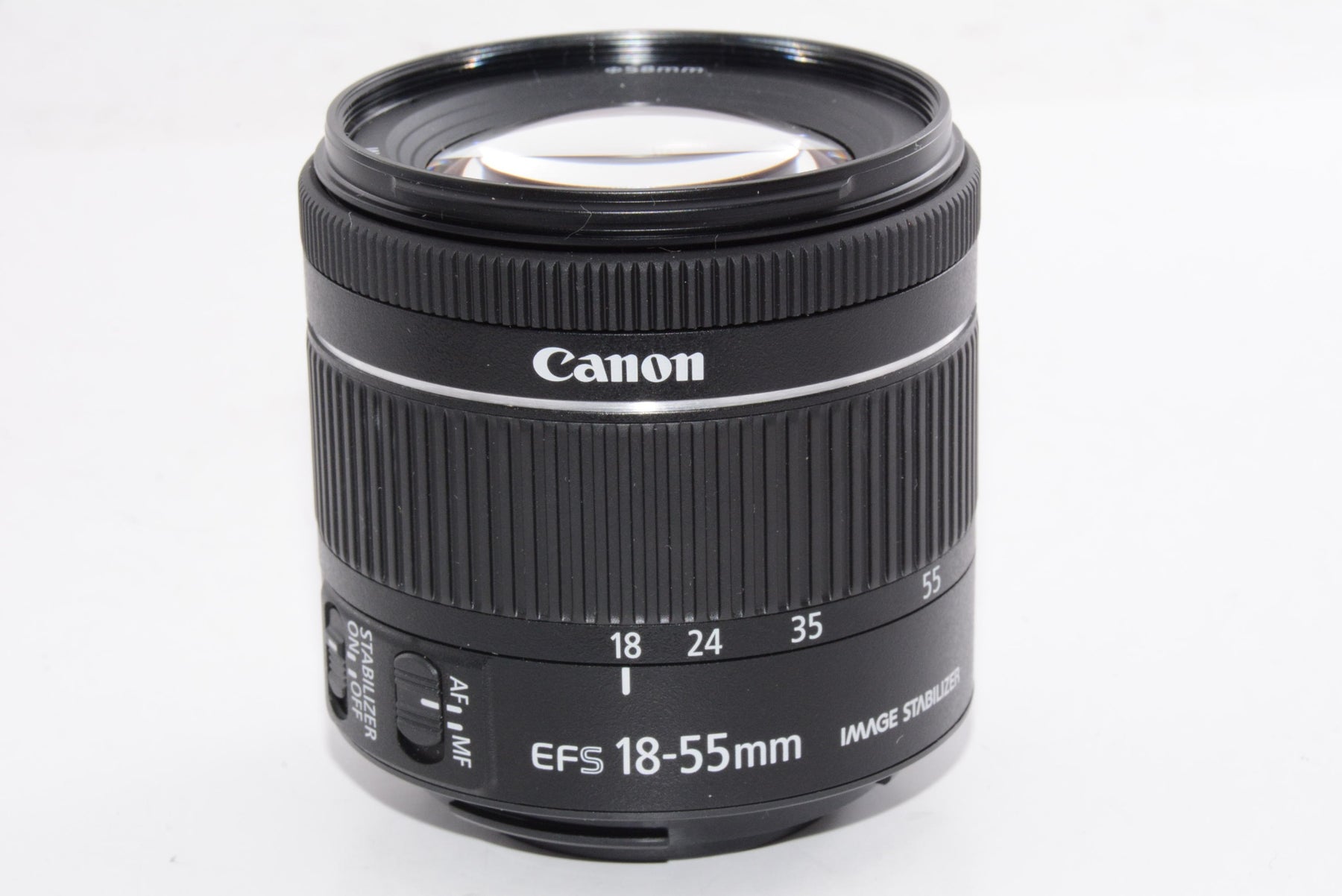 【外観特上級】Canon 標準ズームレンズ EF-S18-55mm F3.5-5.6 IS STM