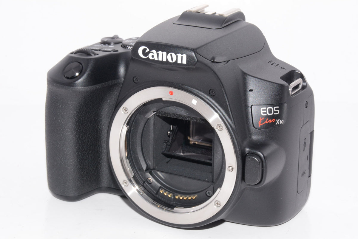 【外観特上級】Canon デジタル一眼レフカメラ EOS Kiss X10 標準ズームキット ブラック