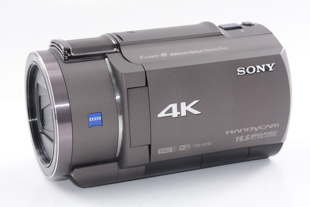 【外観特上級】ソニー SONY ビデオカメラ FDR-AX40 4K 64GB 光学20倍 ブラック Handycam FDR-AX40 BC