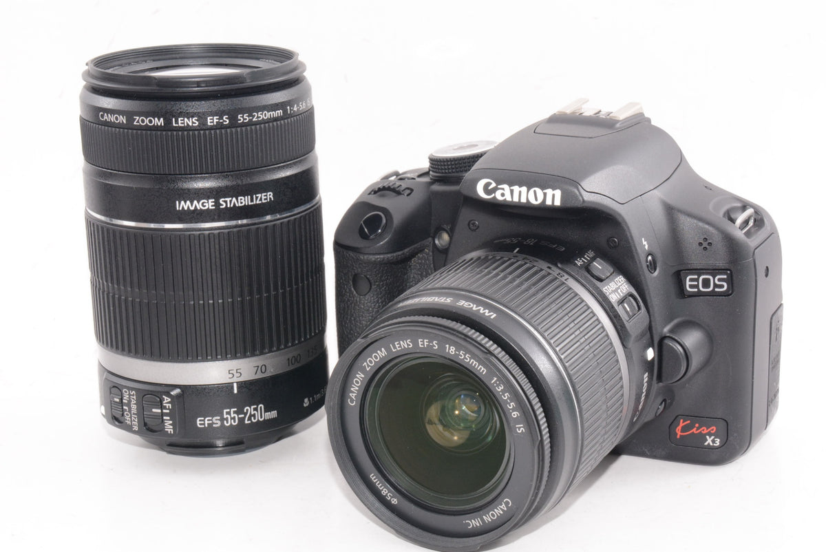 【外観並級】Canon キャノン Kiss X3 ダブルズームキット