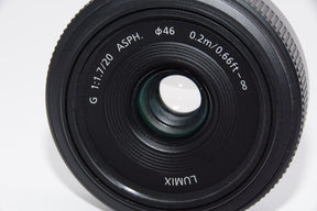 【外観特上級】パナソニック ルミックス G 20mm/F1.7 ASPH. H-H020