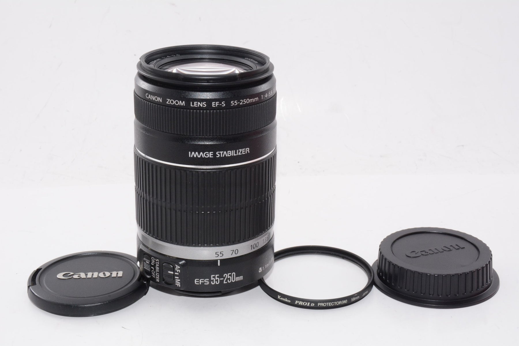【外観特上級】Canon 望遠レンズ EF-S55-250mm F4-5.6 IS