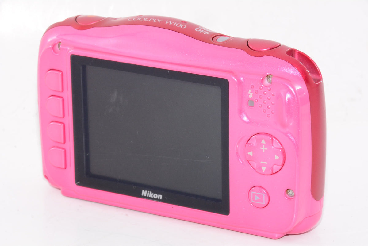 【外観並級】Nikon デジタルカメラ COOLPIX W100  ピンク