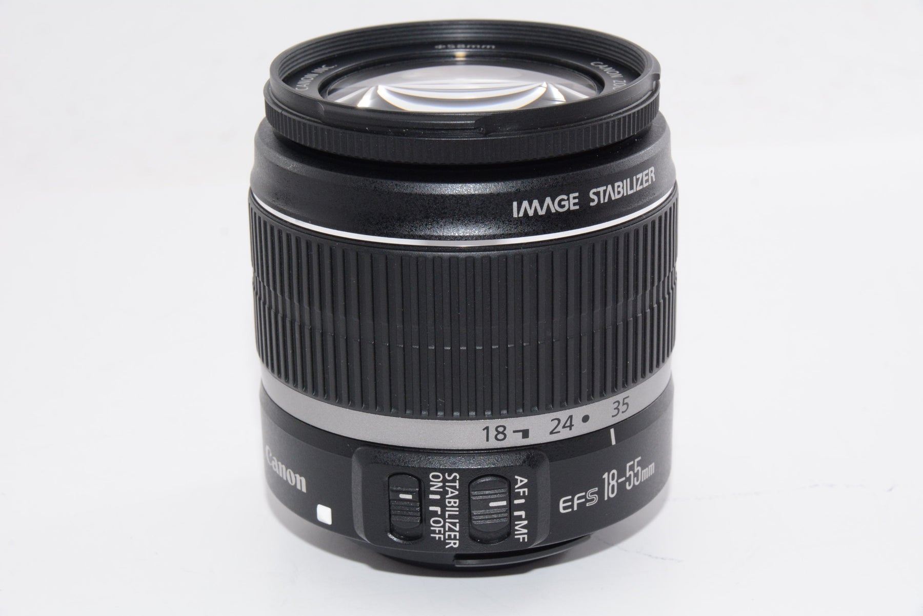 【外観特上級】Canon 標準ズームレンズ EF-S18-55mm F3.5-5.6 IS