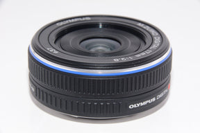 【外観特上級】OLYMPUS パンケーキレンズ M.ZUIKO DIGITAL 17mm F2.8 ブラック