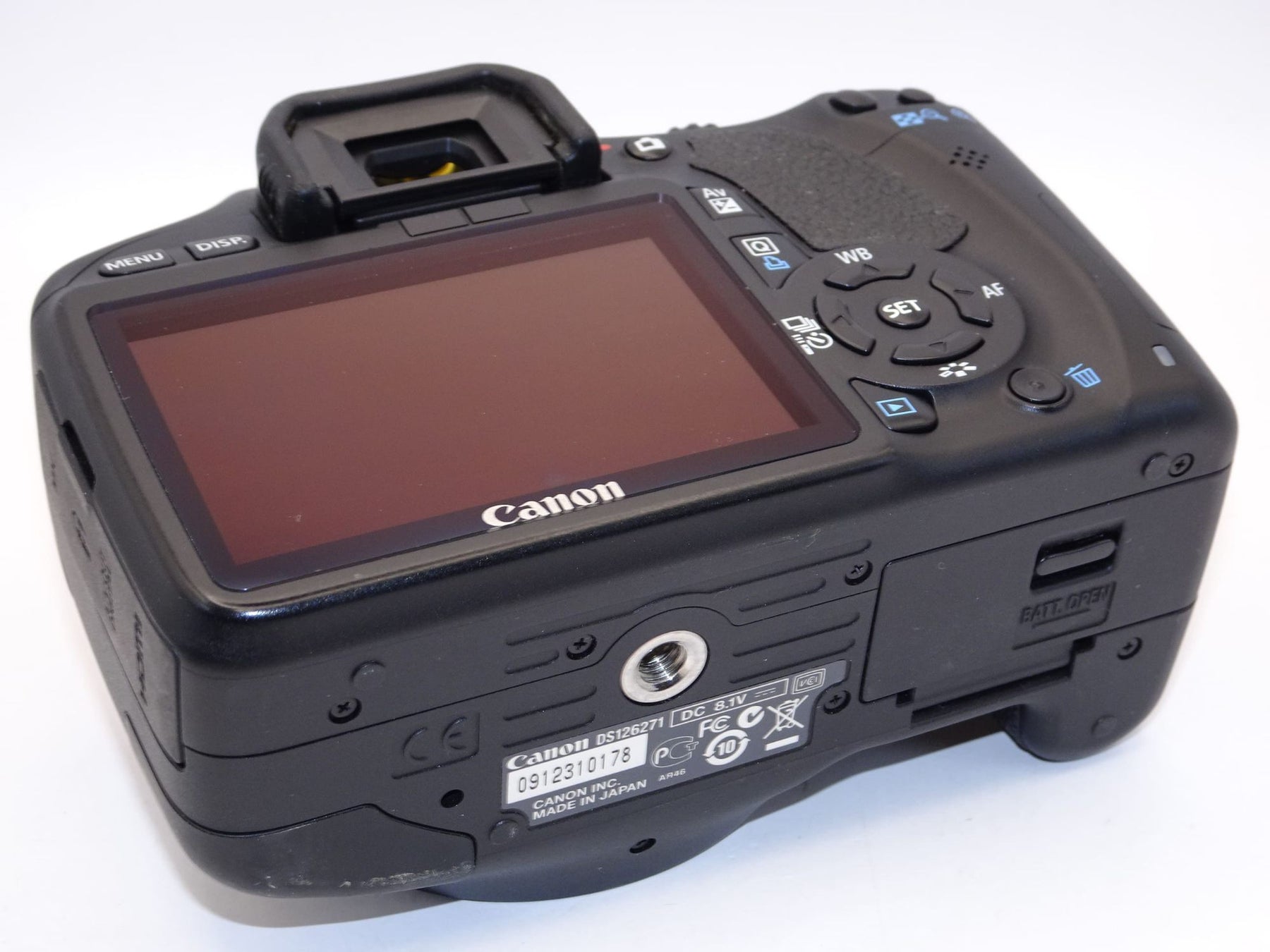 【外観並級】Canon デジタル一眼レフカメラ EOS Kiss X4 EF-S 18-55 IS レンズキット KISSX4-1855ISLK