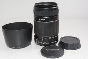 【外観並級】Canon 望遠ズームレンズ EF-S55-250mm F4-5.6 IS II