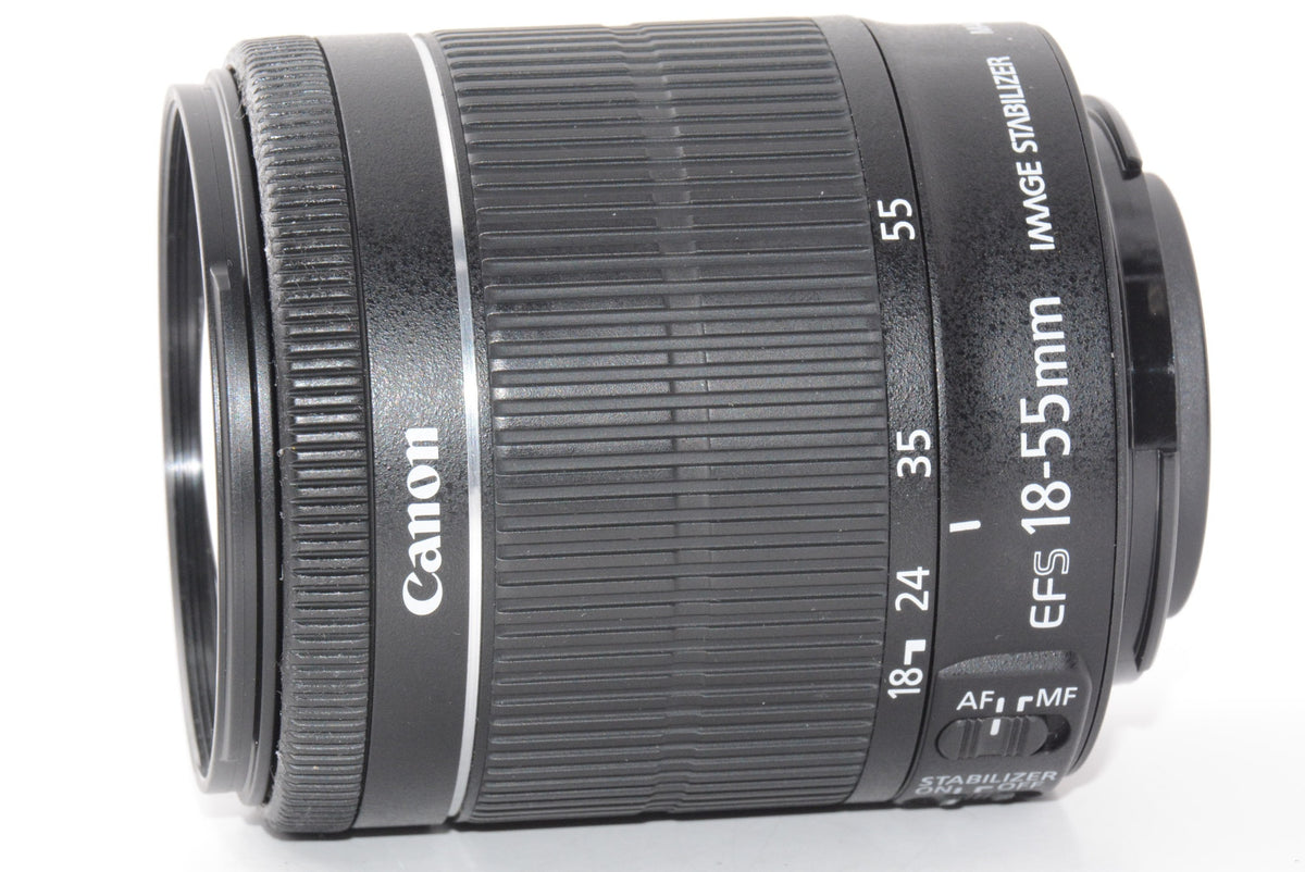 【外観並級】Canon 標準ズームレンズ EF-S18-55mm F3.5-5.6 IS STM