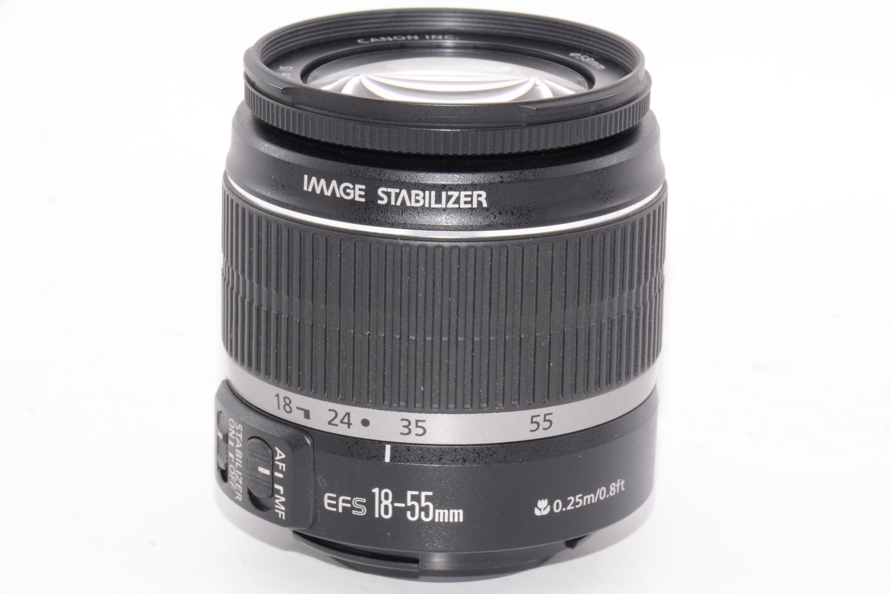 【外観並級】Canon 標準ズームレンズ EF-S18-55mm F3.5-5.6 IS