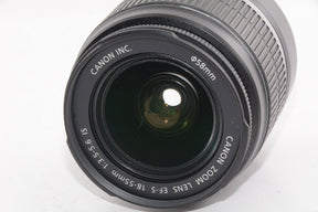 【外観特上級】Canon 標準ズームレンズ EF-S18-55mm F3.5-5.6 IS