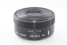 【外観並級】Nikon 標準ズームレンズ1 NIKKOR VR 10-30mm f/3.5-5.6 PD-ZOOM ブラック 1NVR10-30PDBK