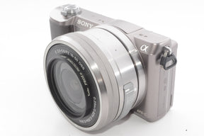 【外観並級】ソニー SONY ミラーレス一眼 α5100 パワーズームレンズキット E PZ 16-50mm F3.5-5.6 OSS付属 ブラウン ILCE-5100L-T