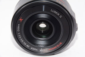 【外観並級】パナソニック ルミックス G X VARIO PZ 14-42mm/F3.5-5.6 ASPH./POWER  ブラック H-PS14042-K