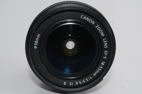 【外観並級】Canon 標準ズームレンズ EF-S18-55mm F3.5-.5.6 IS II
