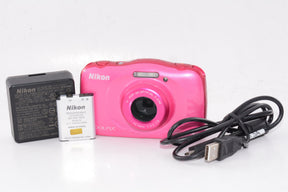 【外観並級】Nikon デジタルカメラ COOLPIX W100  ピンク
