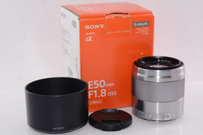 【外観特上級】ソニー SONY 単焦点レンズ E 50mm F1.8 OSS APS-Cフォーマット専用 SEL50F18