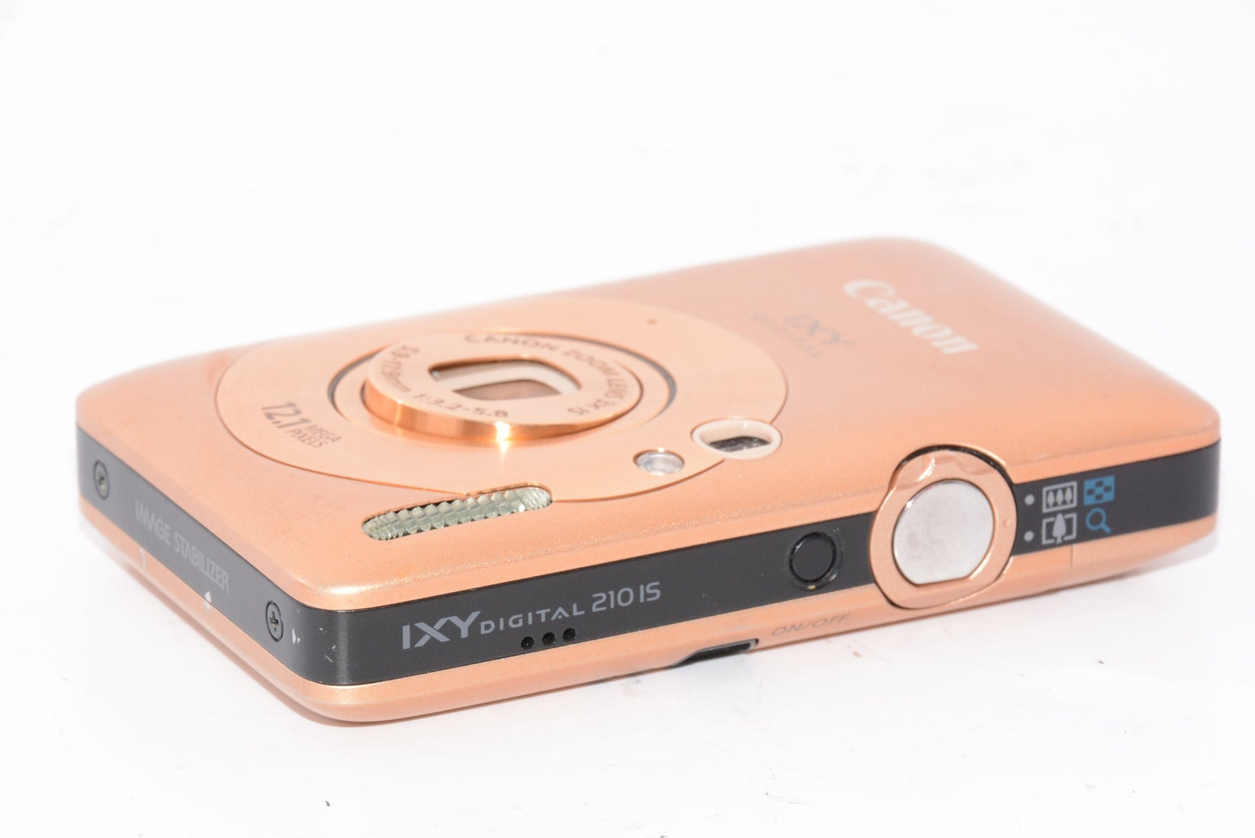 【外観並級】Canon デジタルカメラ IXY DIGITAL 210 IS ゴールド IXYD210IS(GL)