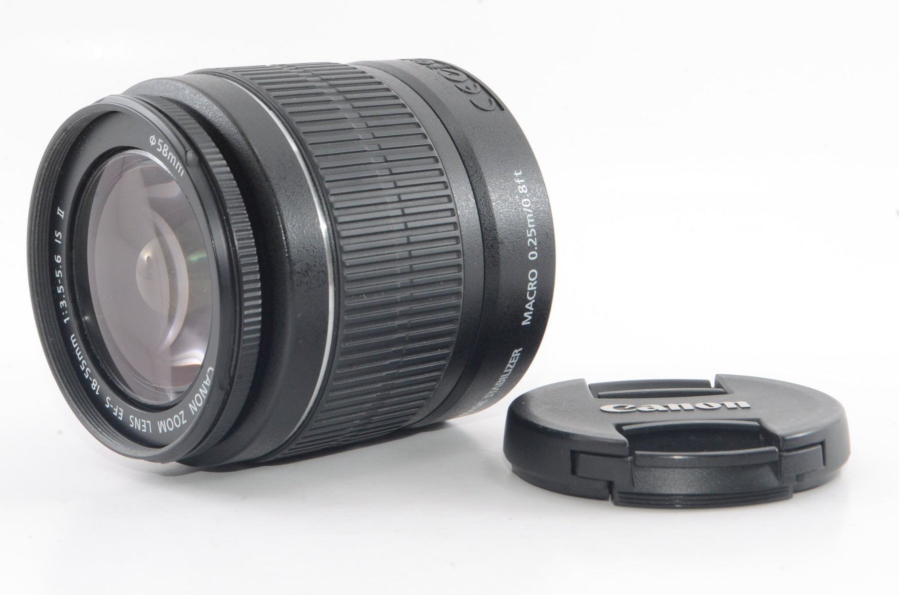 【外観特上級】Canon 標準ズームレンズ EF-S18-55mm F3.5-.5.6 IS II