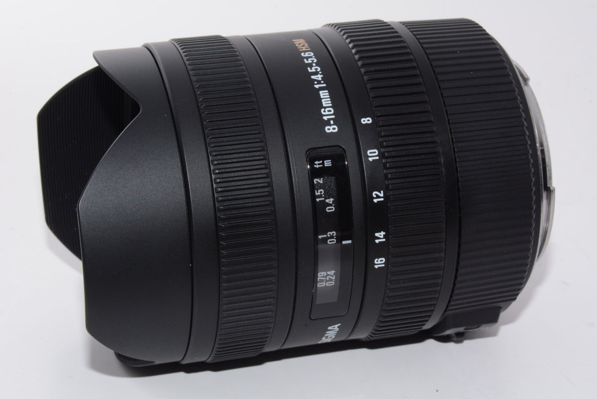 【外観特上級】SIGMA 超広角ズームレンズ 8-16mm F4.5-5.6 DC HSM キヤノン用