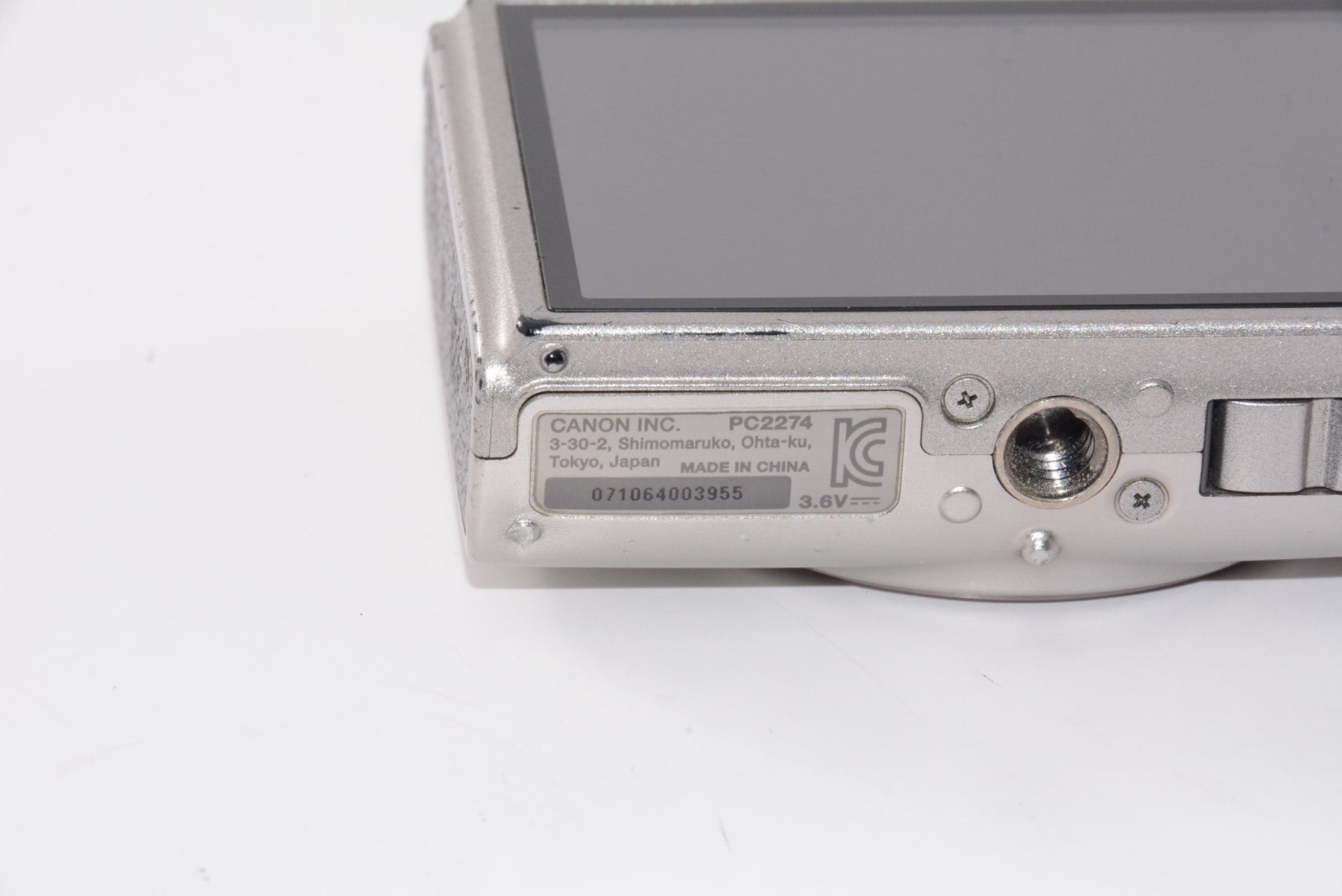 【外観並級】Canon コンパクトデジタルカメラ IXY 650 シルバー IXY650SL