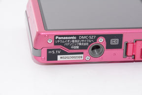 【外観特上級】パナソニック デジタルカメラ ルミックスSZ7 光学10倍 ピンク DMC-SZ7-P