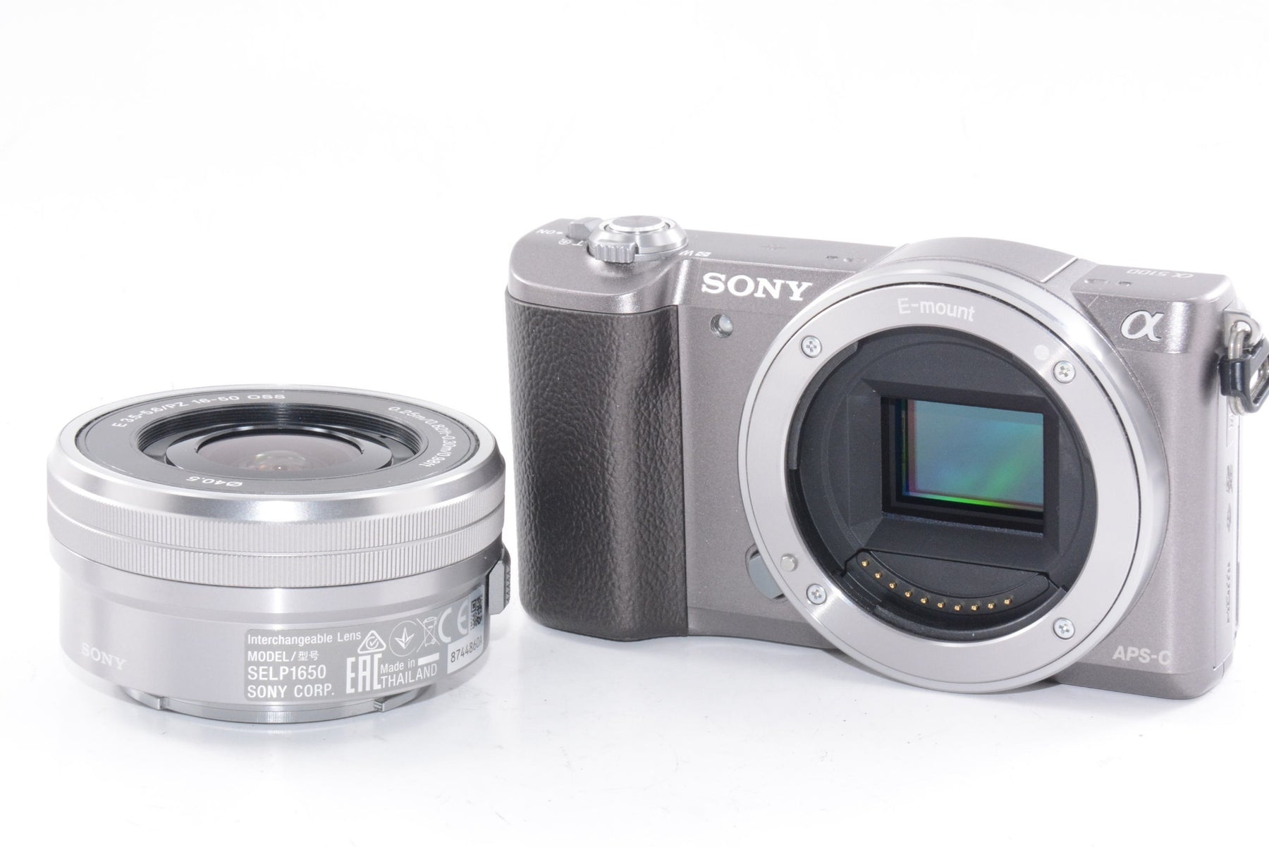 【外観並級】ソニー SONY ミラーレス一眼 α5100 パワーズームレンズキット E PZ 16-50mm F3.5-5.6 OSS付属 ブラウン ILCE-5100L-T